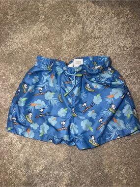Zara Boy’s Snoopy Swim Trunks
